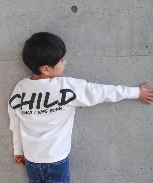 MAKE YOUR DAY(メイクユアデイ)の「チャリンコファミリー長袖Tシャツ■80~140cm(Tシャツ/カットソー・キッズ・ブラック/オフホワイト・80/90/100/110/120/130/140)」の15枚目の写真