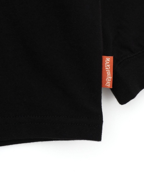 MAKE YOUR DAY(メイクユアデイ)の「チャリンコファミリー長袖Tシャツ■80~140cm(Tシャツ/カットソー・キッズ・ブラック/オフホワイト・80/90/100/110/120/130/140)」の7枚目の写真