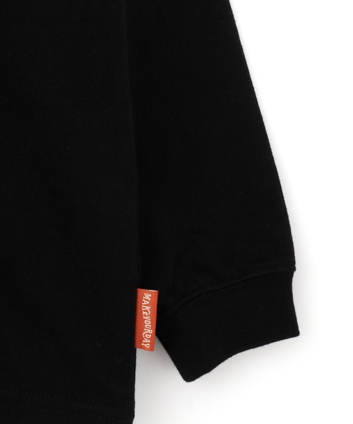 MAKE YOUR DAY(メイクユアデイ)の「チャリンコファミリー長袖Tシャツ■80~140cm(Tシャツ/カットソー・キッズ・ブラック/オフホワイト・80/90/100/110/120/130/140)」の11枚目の写真