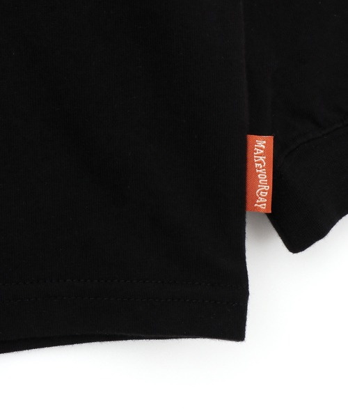 MAKE YOUR DAY(メイクユアデイ)の「チャリンコファミリー長袖Tシャツ■80~140cm(Tシャツ/カットソー・キッズ・ブラック/オフホワイト・80/90/100/110/120/130/140)」の12枚目の写真