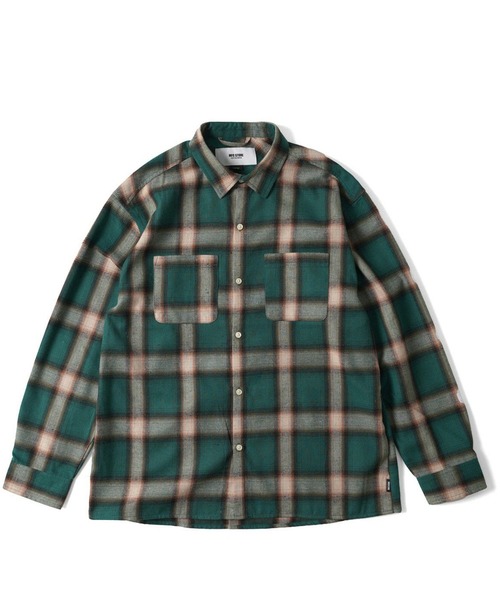 MFC STORE（エムエフシーストア）の「MFC STORE OMBRE CHECK SHIRT（シャツ/ブラウス・メンズ・ブルー/グリーン/レッド・M/L/XL）」の2枚目の写真
