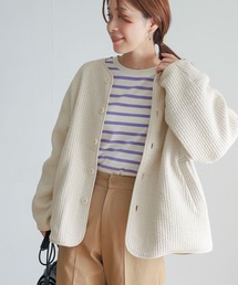 URBAN RESEARCH DOORS | キルトノーカラージャケット(ノーカラージャケット)