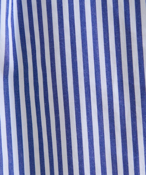 DISCOAT（ディスコート）の「ストライプ袖ワイドビッグシャツ（シャツ/ブラウス・レディース・ネイビー/オレンジ・FREE）」の18枚目の写真