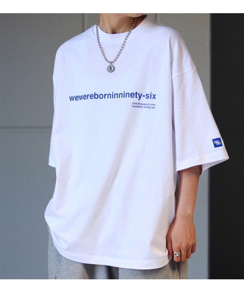 96thes(クローズ)の「【96thes】韓国風ビッグシルエット ロゴ ワンポイント刺繍 バックプリントTシャツ (Tシャツ/カットソー・レディース・ホワイト/ブラック/パープル/ブルー/ホワイト系その他/ブラック系その他/杢グレー/ブルー系その他/パープル系その他/ブラック系その他2・FREE)」の14枚目の写真