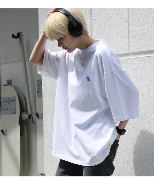 96thes(クローズ)の「【96thes】韓国風ビッグシルエット ロゴ ワンポイント刺繍 バックプリントTシャツ (Tシャツ/カットソー・レディース・ホワイト/ブラック/パープル/ブルー/ホワイト系その他/ブラック系その他/杢グレー/ブルー系その他/パープル系その他/ブラック系その他2・FREE)」の21枚目の写真