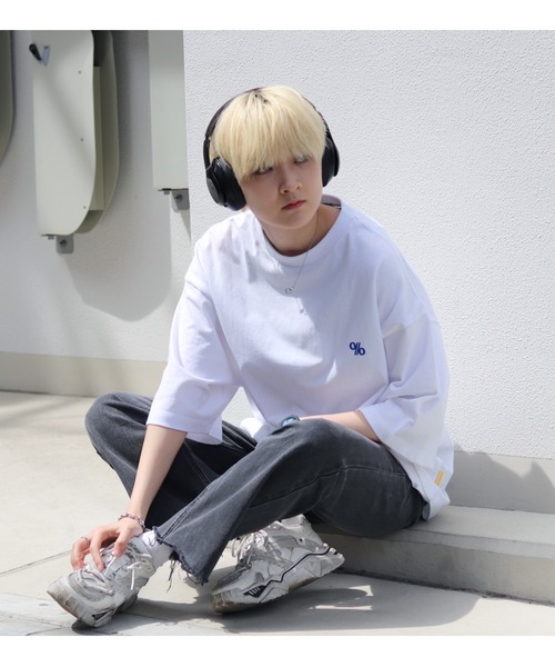 96thes(クローズ)の「【96thes】韓国風ビッグシルエット ロゴ ワンポイント刺繍 バックプリントTシャツ (Tシャツ/カットソー・レディース・ホワイト/ブラック/パープル/ブルー/ホワイト系その他/ブラック系その他/杢グレー/ブルー系その他/パープル系その他/ブラック系その他2・FREE)」の18枚目の写真