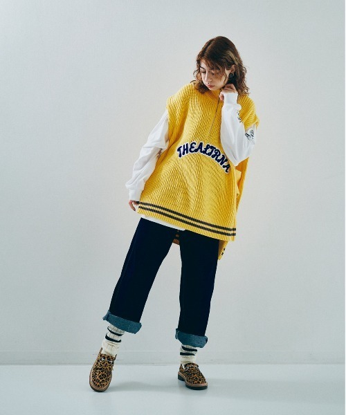 RNA（アールエヌエー）の「E4863 ラインルーズソックス（ソックス/靴下・レディース・ホワイト×ブラック/ブラック×ホワイト/ダークオレンジ・FREE）」の15枚目の写真