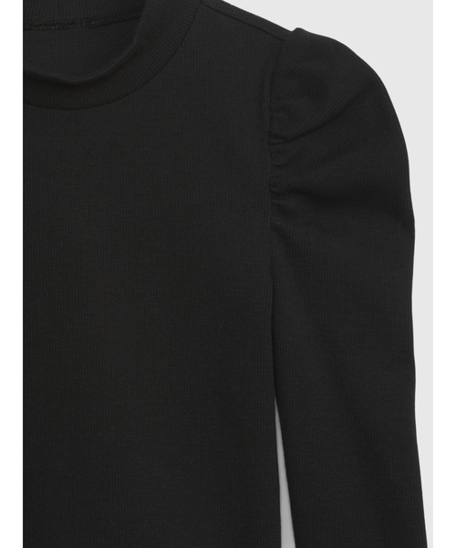 GAP（ギャップ）の「パフスリーブ タートルネック (幼児)（Tシャツ/カットソー・キッズ・ブラック/ブラウン/アイボリー/パープル系その他/ブラック系その他・12-18M/18-24M/2 YRS/3 YRS/4 YRS/5 YRS）」の7枚目の写真