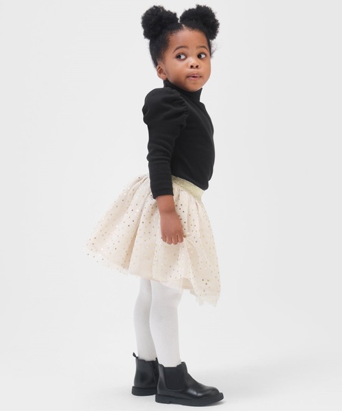 GAP（ギャップ）の「パフスリーブ タートルネック (幼児)（Tシャツ/カットソー・キッズ・ブラック/ブラウン/アイボリー/パープル系その他/ブラック系その他・12-18M/18-24M/2 YRS/3 YRS/4 YRS/5 YRS）」の11枚目の写真