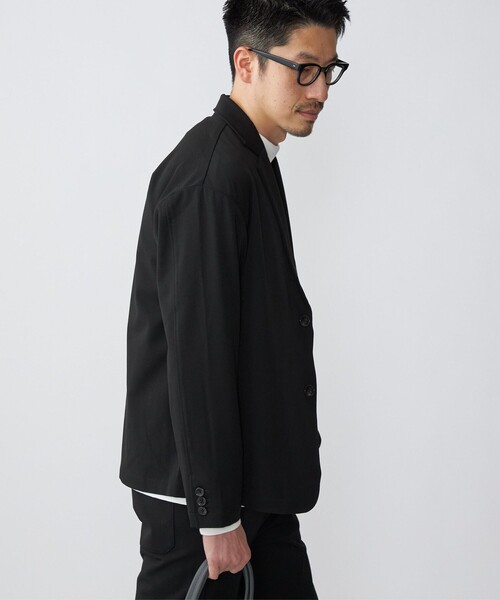 SHIPS(シップス)の「*SHIPS: 〈ウォッシャブル〉 ストレッチ/裏起毛 ビジネス/カジュアル セットアップ (ジャケット+イージーパンツ)(セットアップ・メンズ・ブラック/ベージュ/ネイビー・SMALL/MEDIUM/LARGE/X-LARGE)」の12枚目の写真