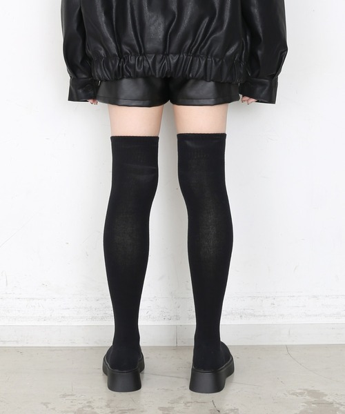 Figments(フィグメンツ)の「ハイソックスブーツ(ブーツ・レディース・ブラック・SMALL/MEDIUM)」の10枚目の写真