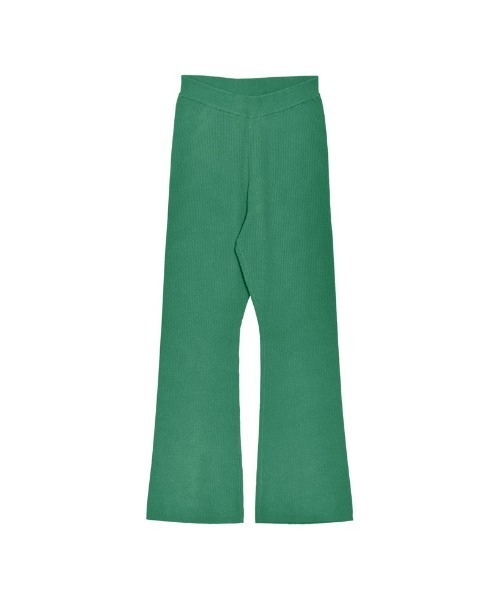 Re:EDIT（リエディ）の「[ZOZO限定][累計販売枚数2万枚][お気に入り数2万][脚長効果抜群][低身長/大きいサイズ有]リブニットスリムフレアパンツ（その他パンツ・レディース・グリーン/ブラック/ベージュ/アイボリー/オレンジ/ダークブラウン/チャコールグレー/ブルー/モカ/ネイビー/マスタード/レッド系その他/カーキ・SHORT/MEDIUM/LARGE/X-LARGE/AM）」の8枚目の写真