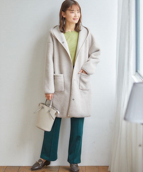 Honeys（ハニーズ）の「ナローハンドルミニＢａｇ（ハンドバッグ・レディース・ブラック/レンガ/グリーン/グレイッシュベージュ/モカ/アイボリー/ベージュ・FREE）」の13枚目の写真