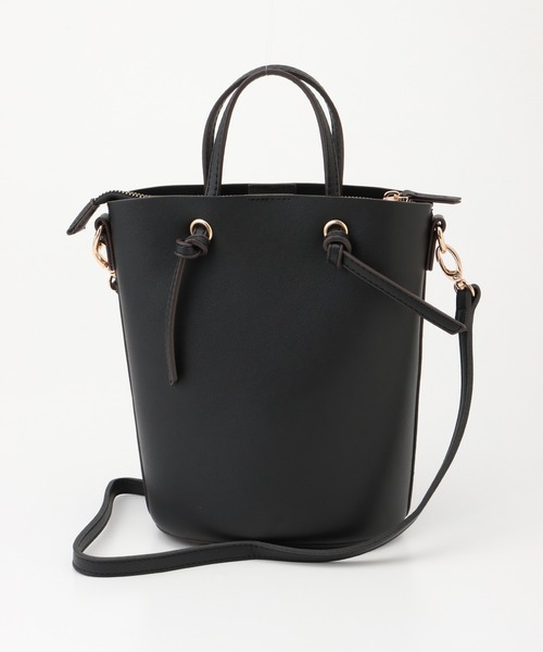 Honeys（ハニーズ）の「ナローハンドルミニＢａｇ（ハンドバッグ・レディース・ブラック/レンガ/グリーン/グレイッシュベージュ/モカ/アイボリー/ベージュ・FREE）」の19枚目の写真