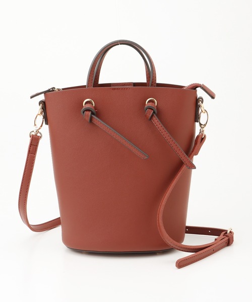 Honeys（ハニーズ）の「ナローハンドルミニＢａｇ（ハンドバッグ・レディース・ブラック/レンガ/グリーン/グレイッシュベージュ/モカ/アイボリー/ベージュ・FREE）」の21枚目の写真