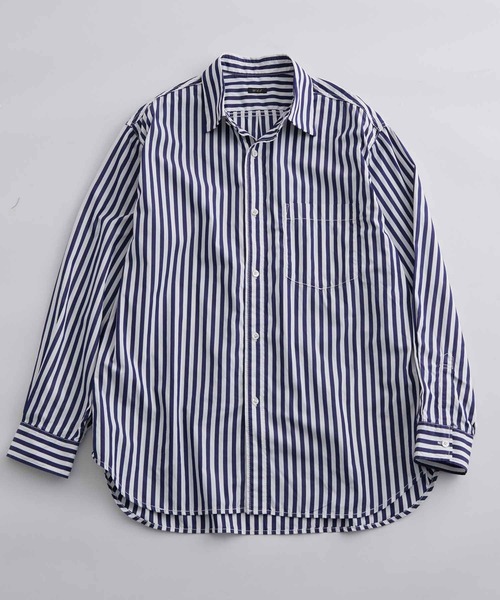 WILD LIFE TAILOR Adam et Rope'(ワイルドテーラーアダムエロペ )の「【WILD LIFE TAILOR】THOMAS MASON ワッシャードレス レギュラーカラーシャツ(シャツ/ブラウス・メンズ・ダークグリーン/ブルー系その他6/ブルー系その他3/ネイビー/ベージュ/ブラック系その他3/ブラック系その他2/ブラック系その他・M/L)」の7枚目の写真