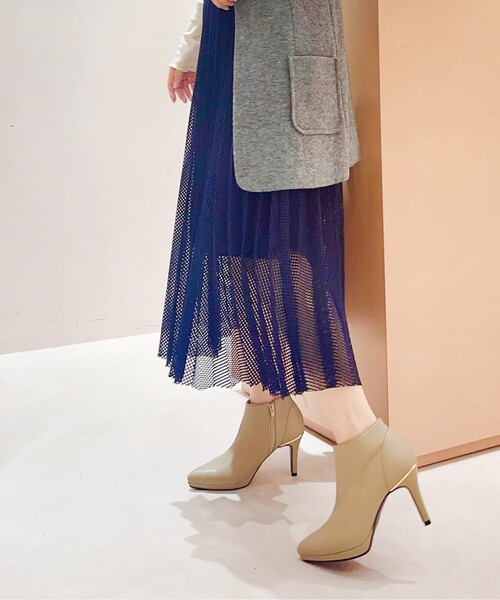 ESPERANZA(エスペランサ)の「◆【日本製】8.5cmヒール12時間ブーティ レイン対応(ブーツ・レディース・ブラック/こしょう色系・LL/S/M/L)」の22枚目の写真