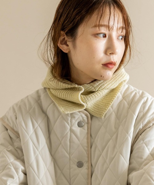 SMELLY（スメリー）の「ニットバラクラバ（ニットキャップ/ビーニー・レディース・ブラウン/グレー/アイボリー・-）」の14枚目の写真