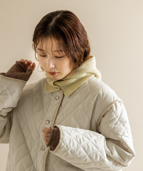 SMELLY（スメリー）の「ニットバラクラバ（ニットキャップ/ビーニー・レディース・ブラウン/グレー/アイボリー・-）」の15枚目の写真