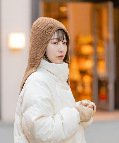 SMELLY（スメリー）の「ニットバラクラバ（ニットキャップ/ビーニー・レディース・ブラウン/グレー/アイボリー・-）」の18枚目の写真