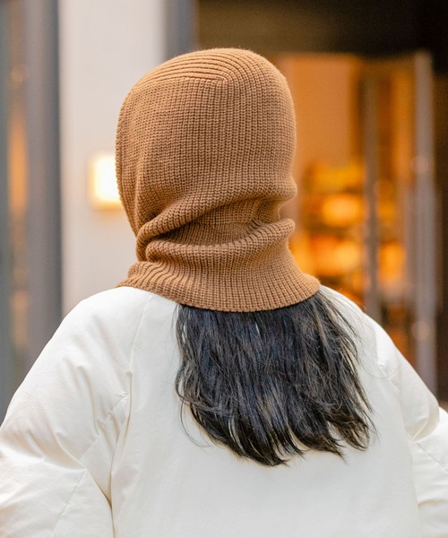 SMELLY（スメリー）の「ニットバラクラバ（ニットキャップ/ビーニー・レディース・ブラウン/グレー/アイボリー・-）」の22枚目の写真