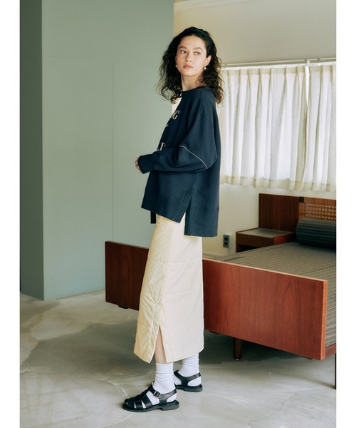 +81BRANCA/ハチイチブランカ スリットスウェット 追加》+81BRANCA/ハチイチブランカ SLOBE別注 スリット