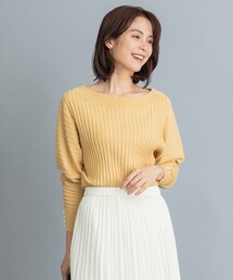 セール】【洗える】レーヨンポリエステルキャンディースリーブ ニット