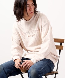 Sunsweet ロゴ入り編み込みトップス
