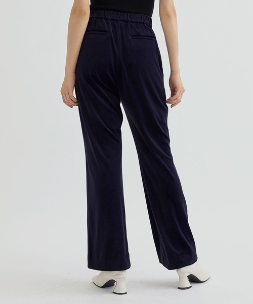 【08sircus】Stretch velour flared pants 08sircus】Stretch velour flared pants