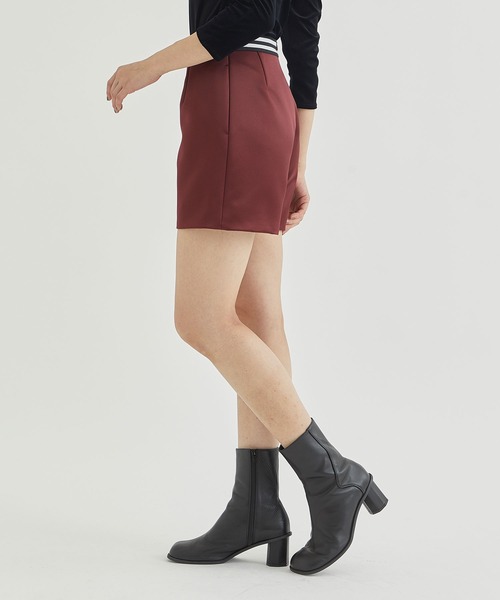 ボーダーズアットバルコニー SATIN SHORT PANTS ボーダーズアット