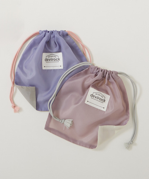 devirock(デビロック)の「2枚セット バケット型巾着 小サイズ(ポーチ・キッズ・その他1/その他2/その他3/その他4/その他6/その他5・ONE SIZE)」の4枚目の写真