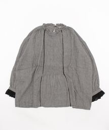 Samansa Mos2 | 袖レースピンタックブラウス(シャツ/ブラウス)