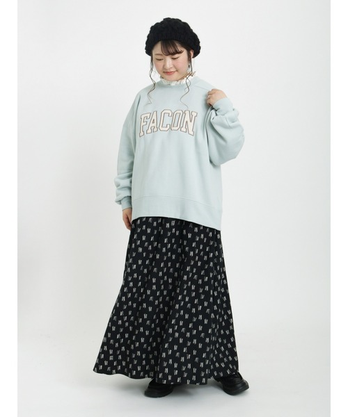 Samansa Mos2（サマンサ モスモス）の「袖レースピンタックブラウス（シャツ/ブラウス・レディース・オフホワイト/ブラック/サックスブルー/チャコール・ﾌﾘ-）」の5枚目の写真