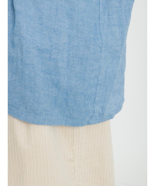 Samansa Mos2（サマンサ モスモス）の「袖レースピンタックブラウス（シャツ/ブラウス・レディース・オフホワイト/ブラック/サックスブルー/チャコール・ﾌﾘ-）」の18枚目の写真