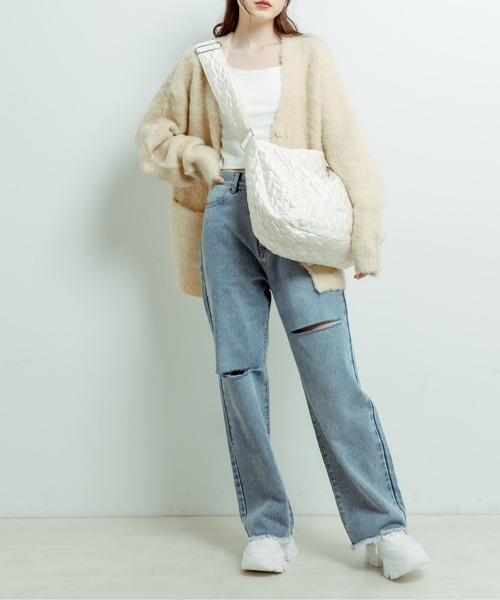 OLIVE des OLIVE（オリーブデオリーブ）の「リボン厚底スニーカー　1031130020（スニーカー・レディース・ホワイト/ブラック・SMALL/MEDIUM/LARGE）」の12枚目の写真