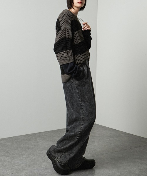 セール】【Alfred Alex】ケミカル ヴィンテージ メイク タック