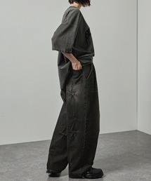 Alfred Alex（アルフレッドアレックス）の「【Alfred Alex】Vintage Wide Tapered Denim ヴィンテージメイク ワイドデニムパンツ（デニムパンツ）」