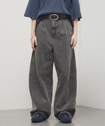Alfred Alex（アルフレッドアレックス）の「【Alfred Alex】Vintage Wide Tapered Denim ヴィンテージメイク ワイドデニムパンツ（デニムパンツ）」