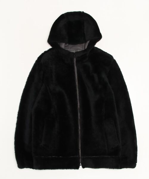 RAWLIFE(ロウライフ)の「EsTes/エステス/リバーシブルムートンジャケット(ムートンコート・メンズ・ブラック・46/48)」の2枚目の写真