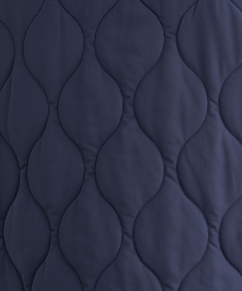 CIAOPANIC TYPY（チャオパニックティピー）の「コード紐付きミリタリー中綿ノーカラーキルティングベスト（ベスト・メンズ・ブルー/アイボリー/カーキ/ネイビー・ONE SIZE）」の13枚目の写真