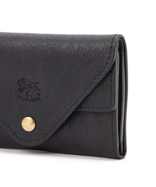 新品未使用✨イルビゾンテ ケース レザー 黒 保存袋 VACCHETTA IL BISONTE / VACCHETTA VINTAGE カードケース（カードケース）｜IL