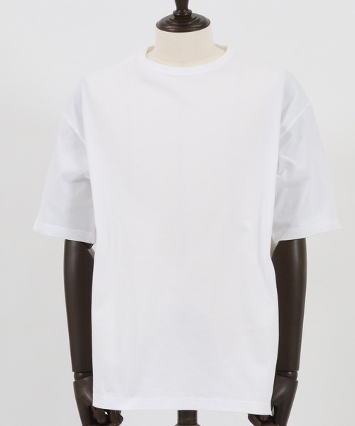 CAMBIO(カンビオ)の「mt8297- ビッグシルエットプリントTシャツ(famous quoteバッグ)(Tシャツ/カットソー・メンズ・ネイビー/ホワイト/ブラック・XL/M/S/L)」の15枚目の写真