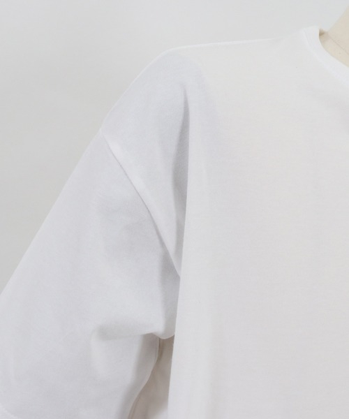CAMBIO(カンビオ)の「mt8297- ビッグシルエットプリントTシャツ(famous quoteバッグ)(Tシャツ/カットソー・メンズ・ネイビー/ホワイト/ブラック・XL/M/S/L)」の18枚目の写真
