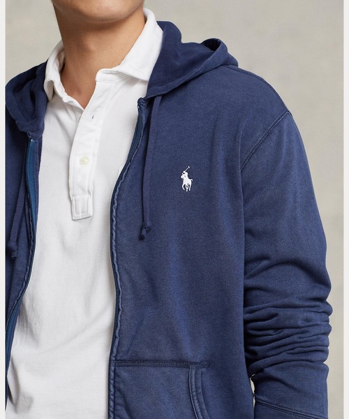 POLO RALPH LAUREN(ポロ ラルフ ローレン)の「スパ テリー フルジップ フーディ(パーカー・メンズ・ネイビー系1・S/L/XL/M/XXL/XS)」の7枚目の写真