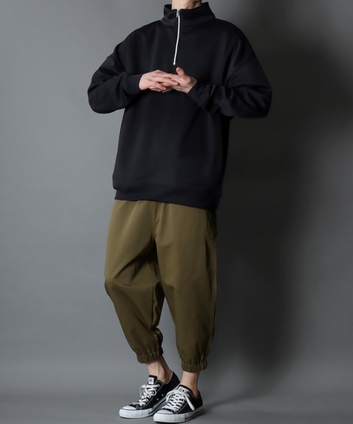SITRY（シトリー）の「Relax easy cropped Jogger Pants/リラックス イージー クロップド ジョガーパンツ（その他パンツ・メンズ・ベージュ/チャコールグレー/カーキ/ブラック・M/L）」の8枚目の写真