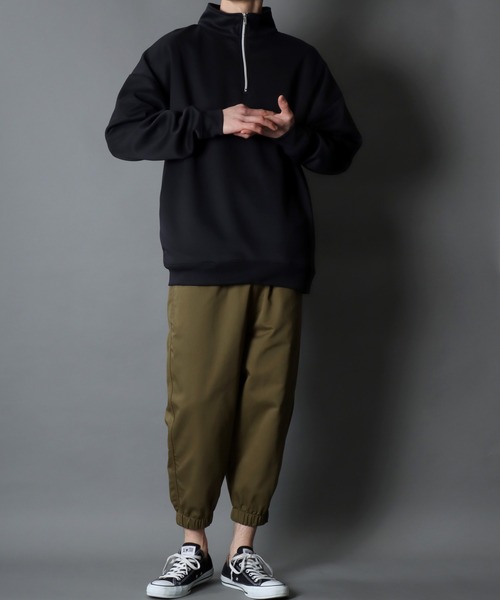 セール】Relax easy cropped Jogger Pants/リラックス イージー