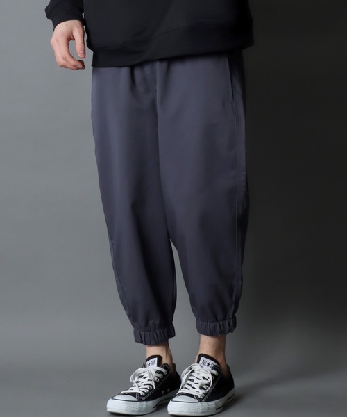 セール】Relax easy cropped Jogger Pants/リラックス イージー