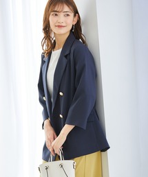 Honeys | ８分袖ダブルゆるテーラードジャケット(テーラードジャケット)