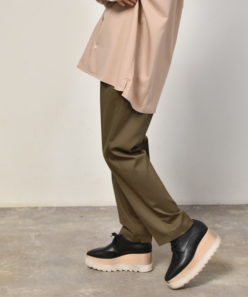 Starting Over（スターティングオーバー）の「TRルーズフィットアンクルパンツ（その他パンツ・メンズ・モカ/グリーン/カーキ/サックスブルー/ブラック/ベージュ・M/L/XL）」の17枚目の写真