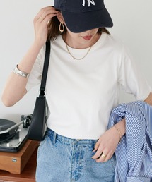 DISCOAT | USコットンクルーネックTシャツ(Tシャツ/カットソー)